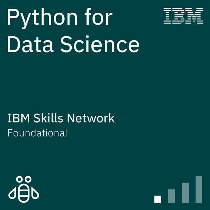Python for Data Science certificate
